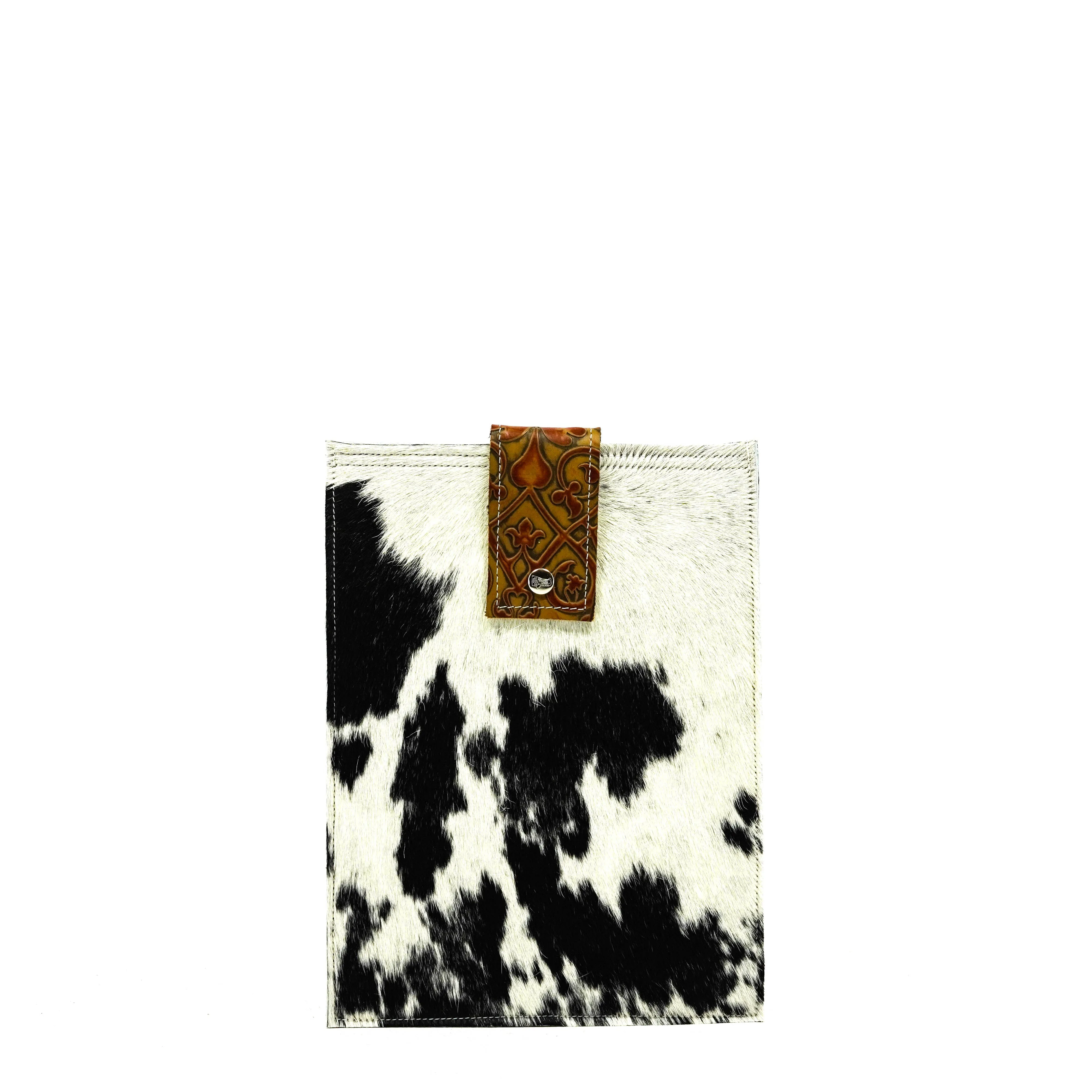 13'' Tablet Sleeve - Black & White w/ Caramel Black Jack