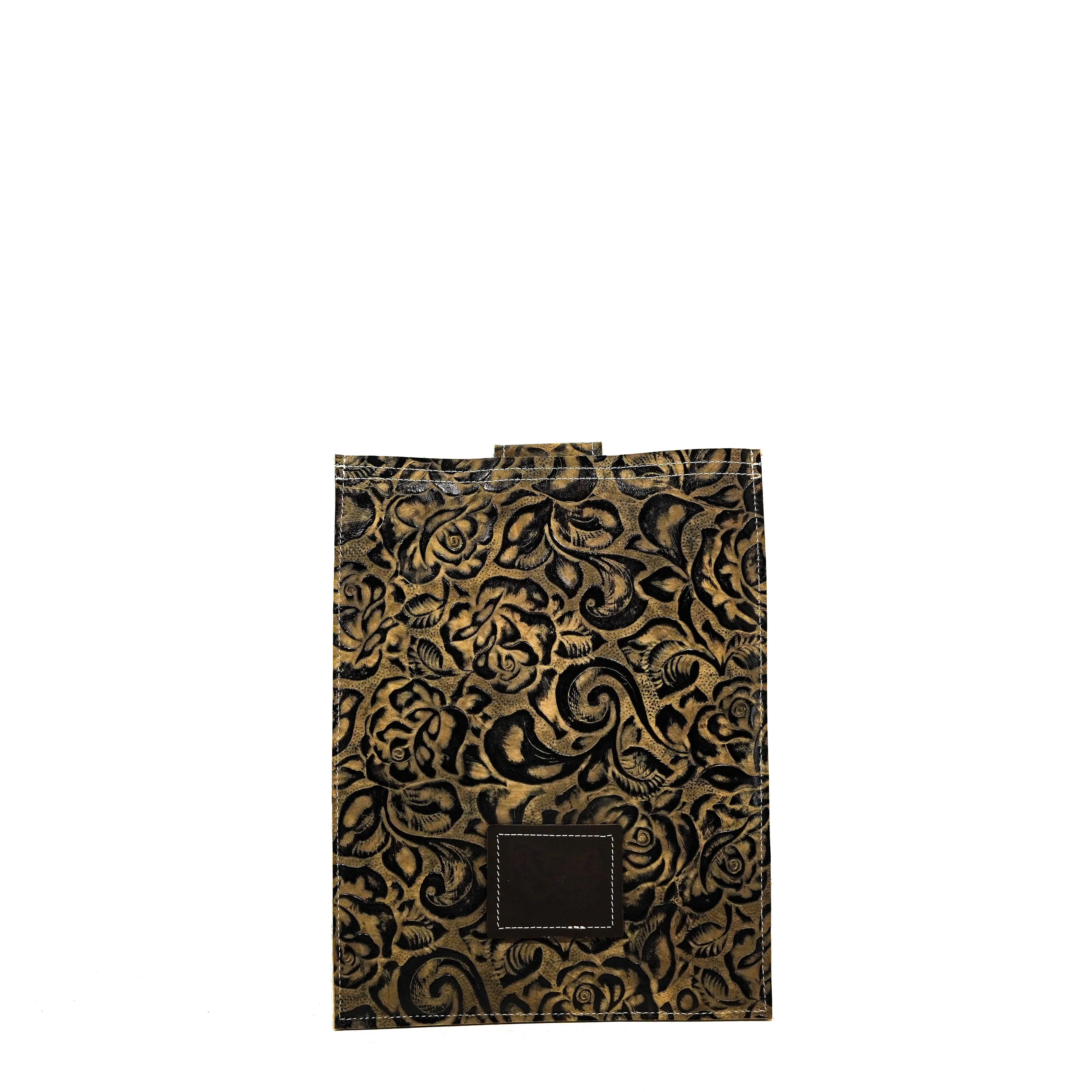 13'' Tablet Sleeve - Black & White w/ Deadwood Roses