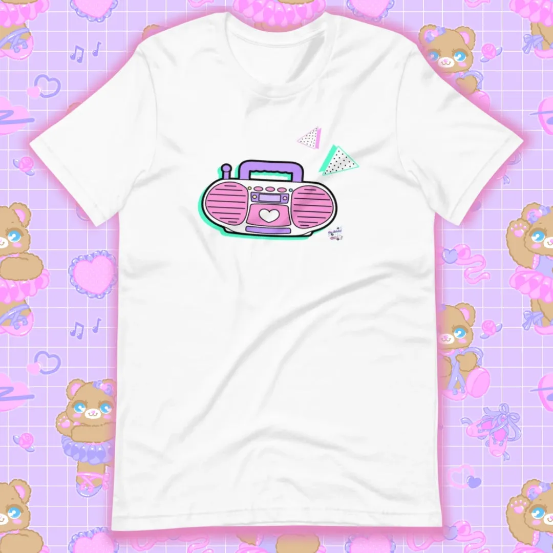 90's Barbie Boombox Short-Sleeve Unisex T-Shirt