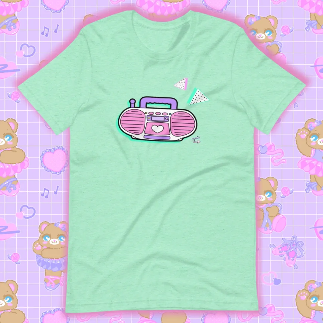90's Barbie Boombox Short-Sleeve Unisex T-Shirt