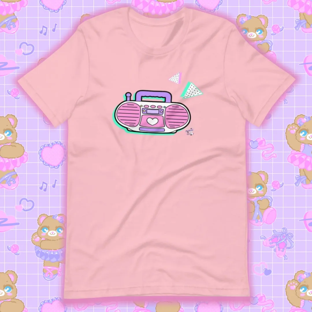 90's Barbie Boombox Short-Sleeve Unisex T-Shirt