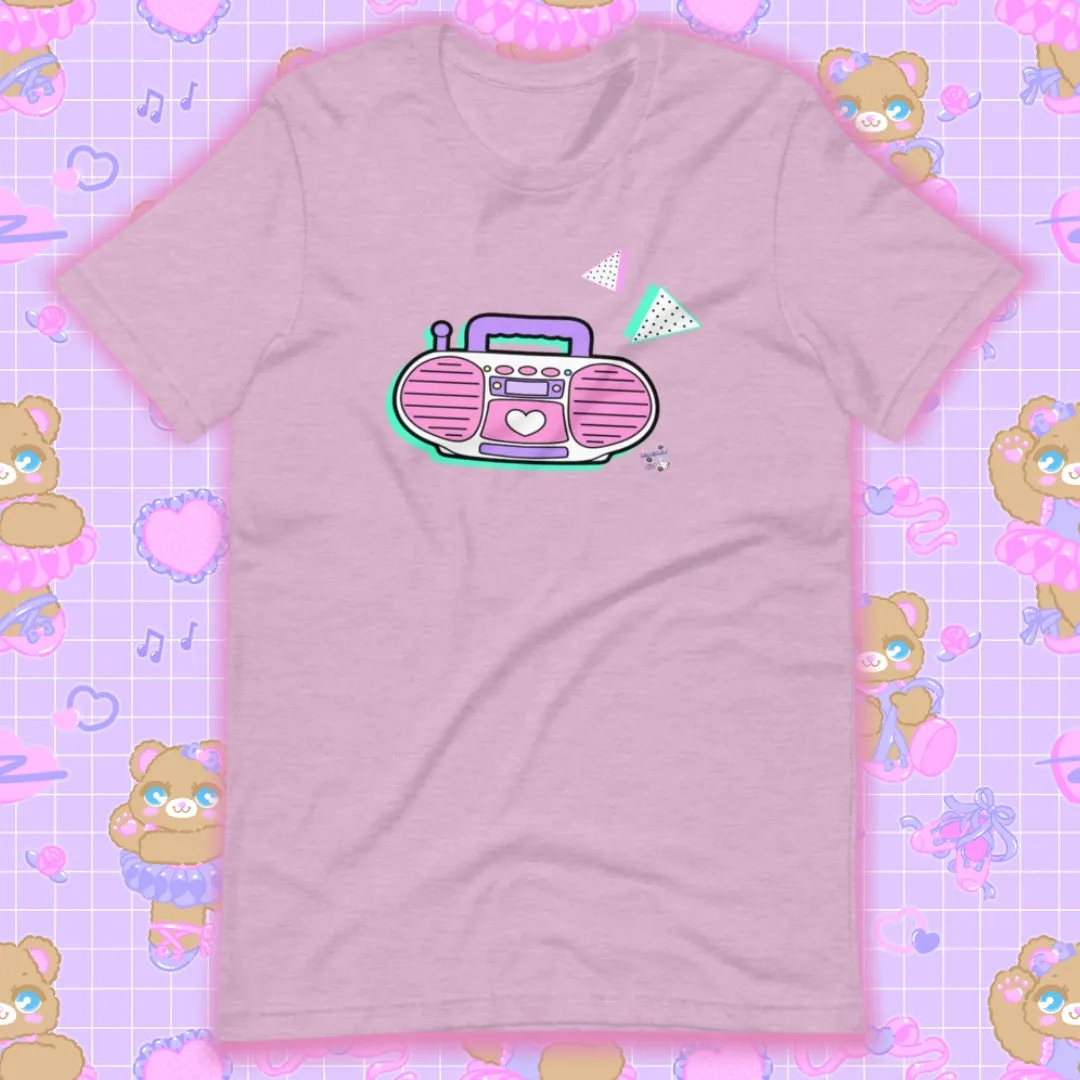 90's Barbie Boombox Short-Sleeve Unisex T-Shirt