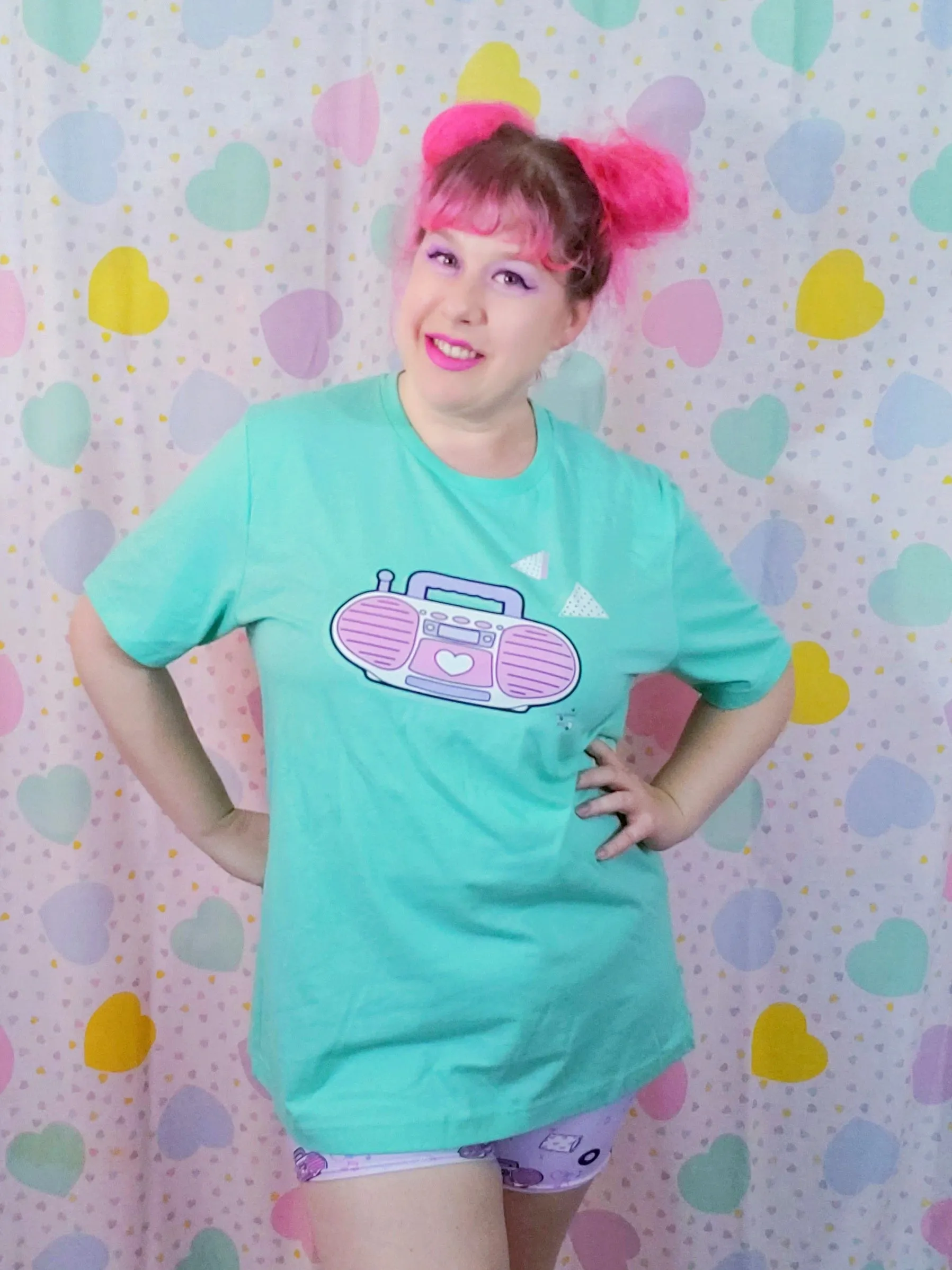 90's Barbie Boombox Short-Sleeve Unisex T-Shirt