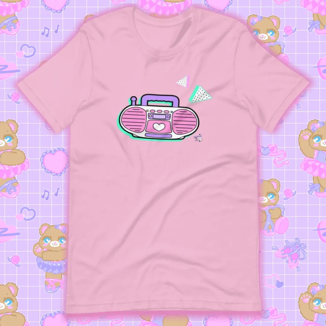 90's Barbie Boombox Short-Sleeve Unisex T-Shirt