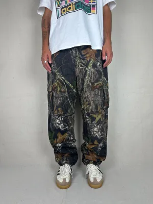 90's Cabela's Realtree Camo Vintage Cargo Pants Size 36x32