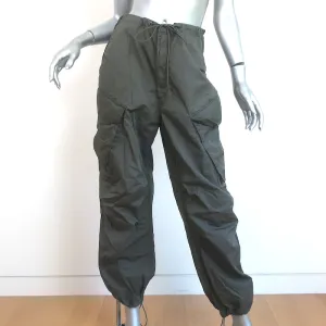 AGOLDE Ginerva Cargo Pants Caviar Green Size Small