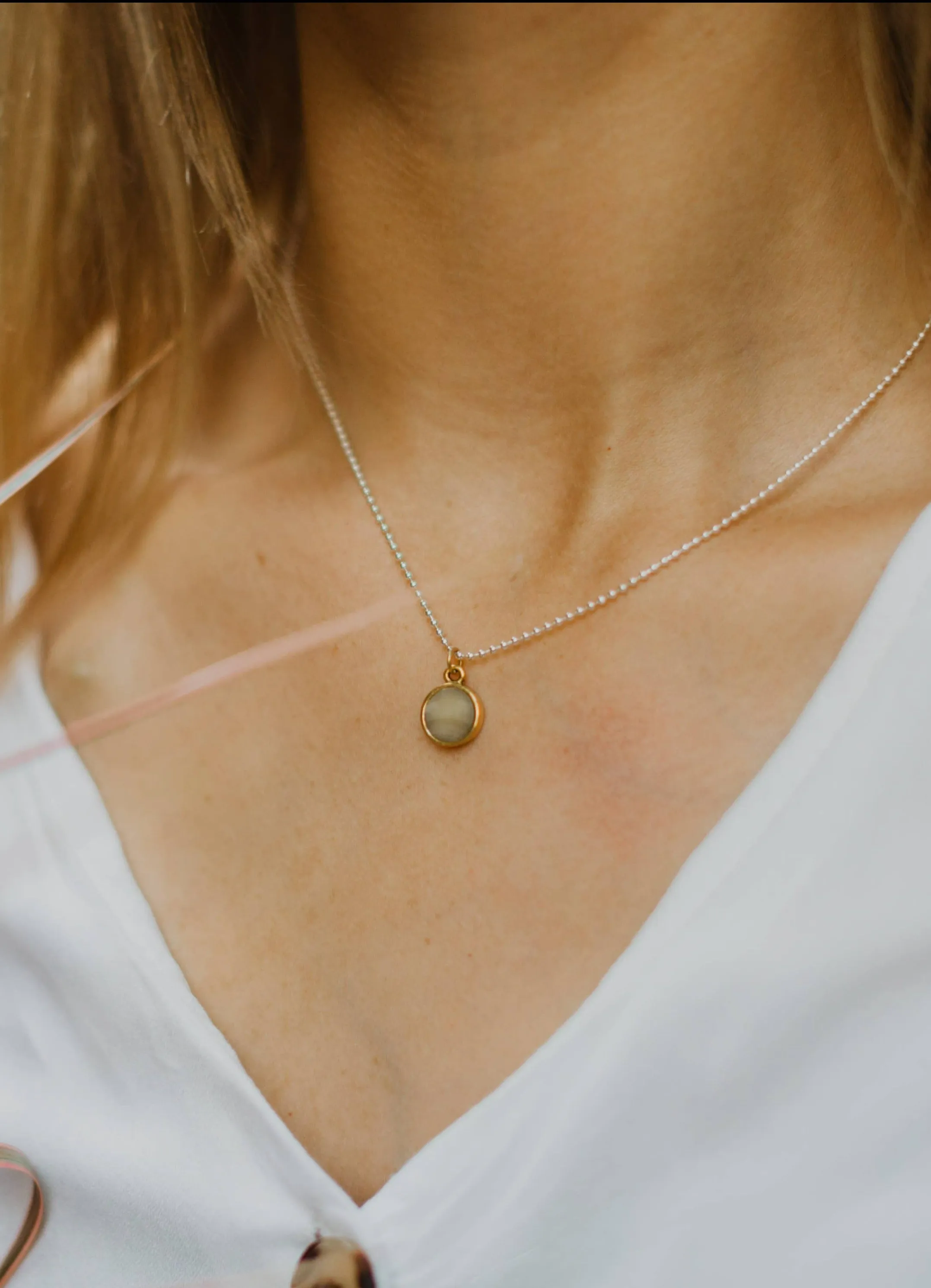 Angie Necklace Two Tone