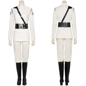 Ar'alani White Uniform Cosplay Costume Outfits Halloween Carnival Suit
