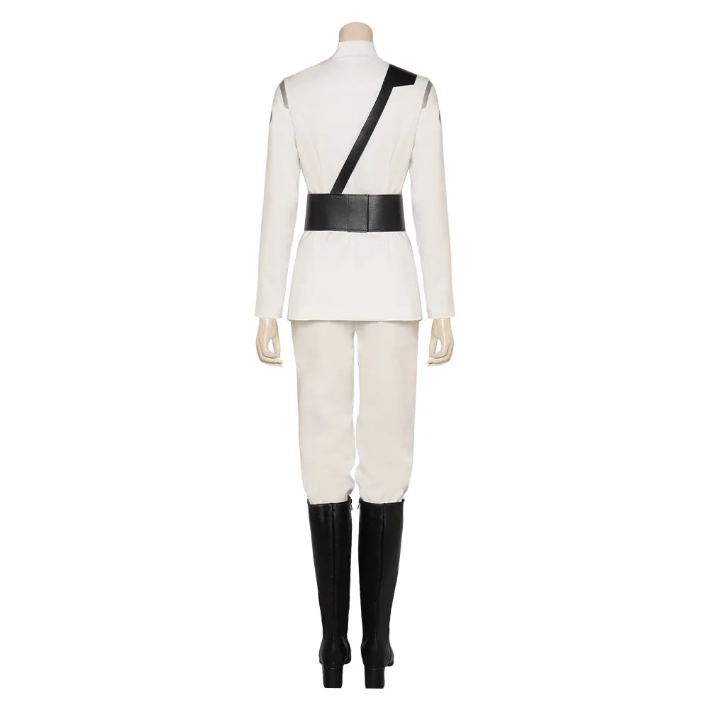 Ar'alani White Uniform Cosplay Costume Outfits Halloween Carnival Suit