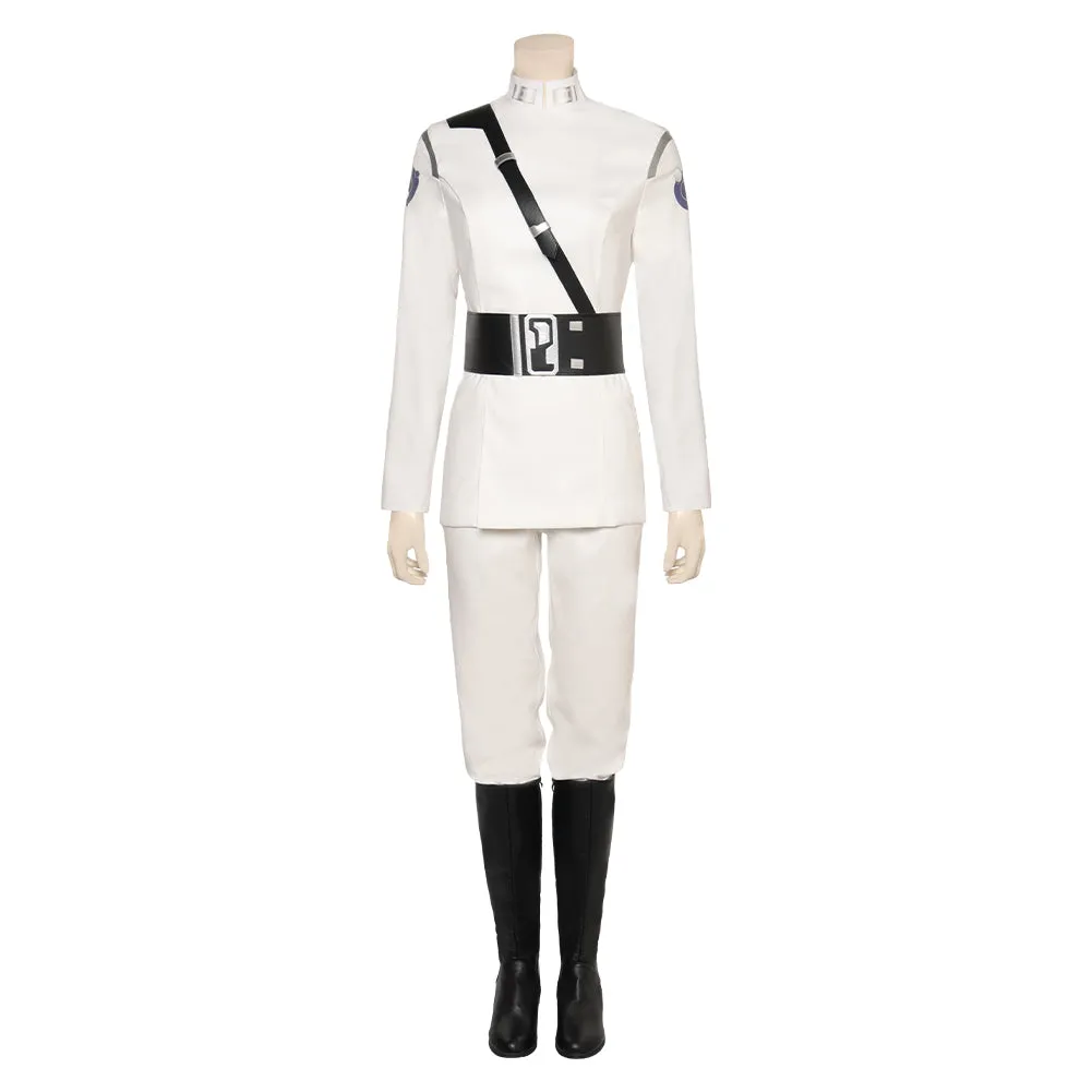 Ar'alani White Uniform Cosplay Costume Outfits Halloween Carnival Suit