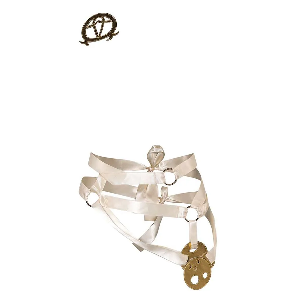 Arcane League of Legends Season 2 Viktor Brooch Unisex White Belt Halloween Carnival Accessories