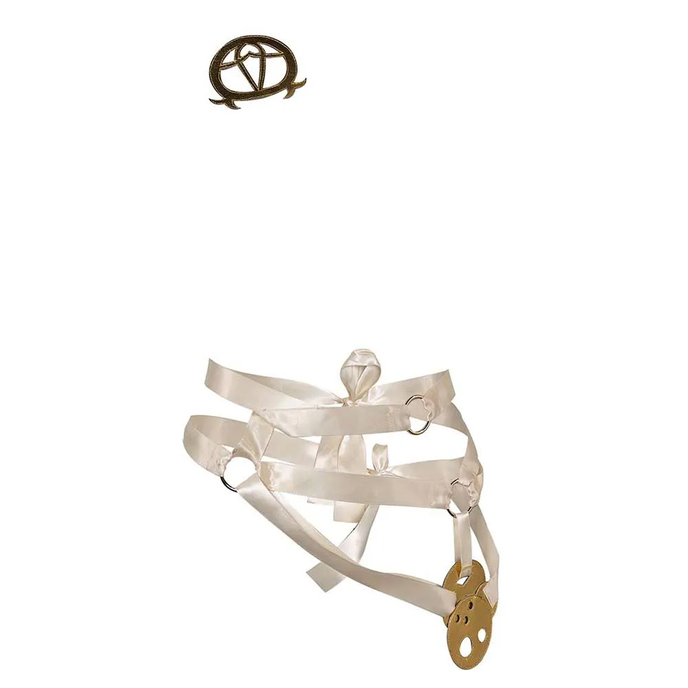 Arcane League of Legends Season 2 Viktor Brooch Unisex White Belt Halloween Carnival Accessories
