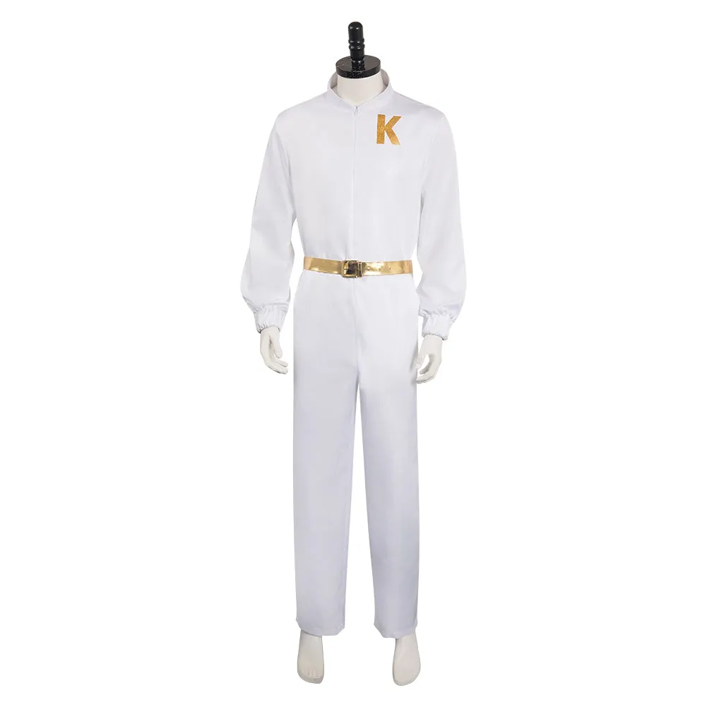 Barbie Ken Cosplay Costume Men Jumpsuit Belt Outfits Halloween Carnival Suit