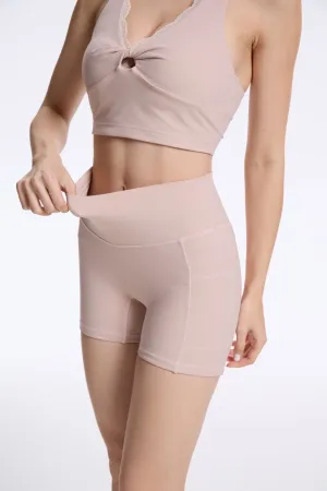 Bare Blush Pocket Biker Shorts