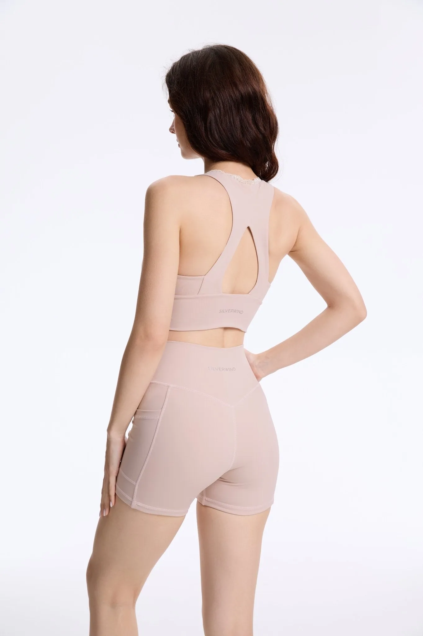 Bare Blush Pocket Biker Shorts
