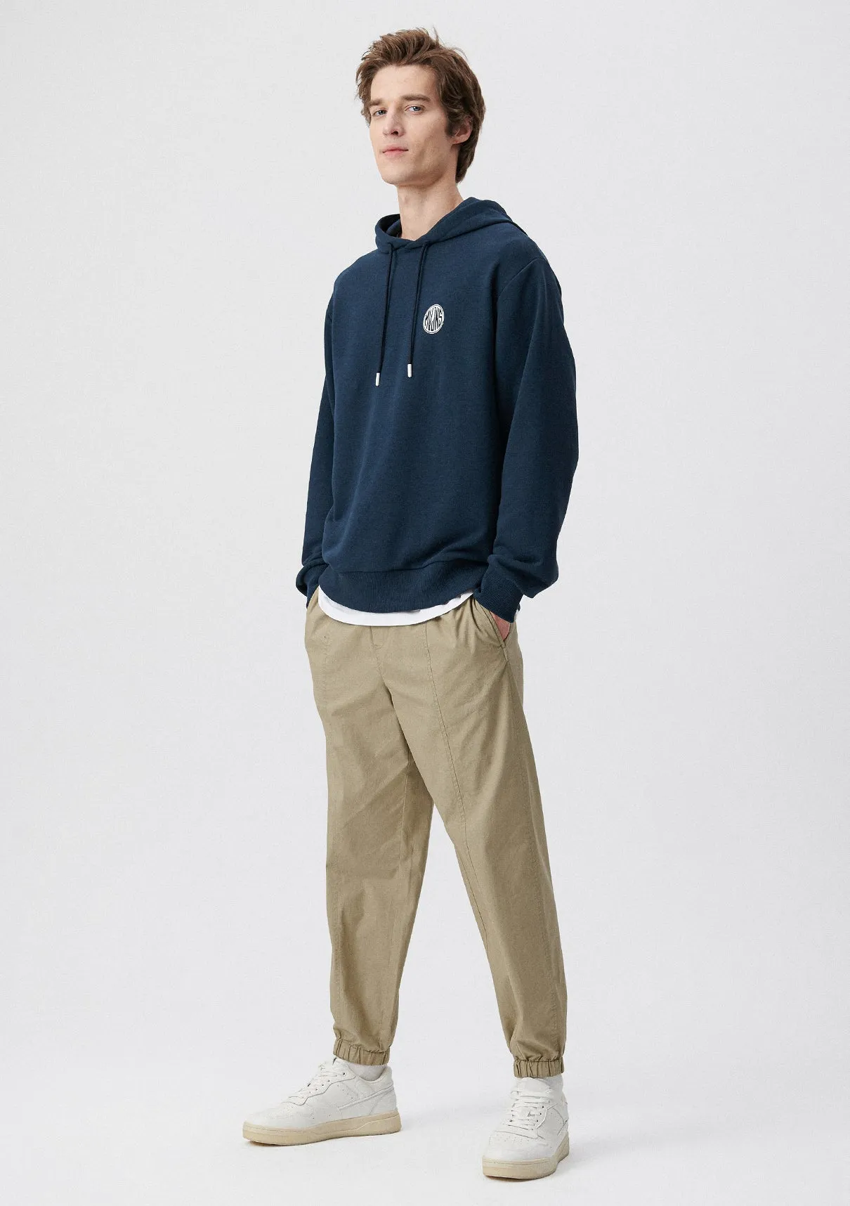 Beige Jogger Pants