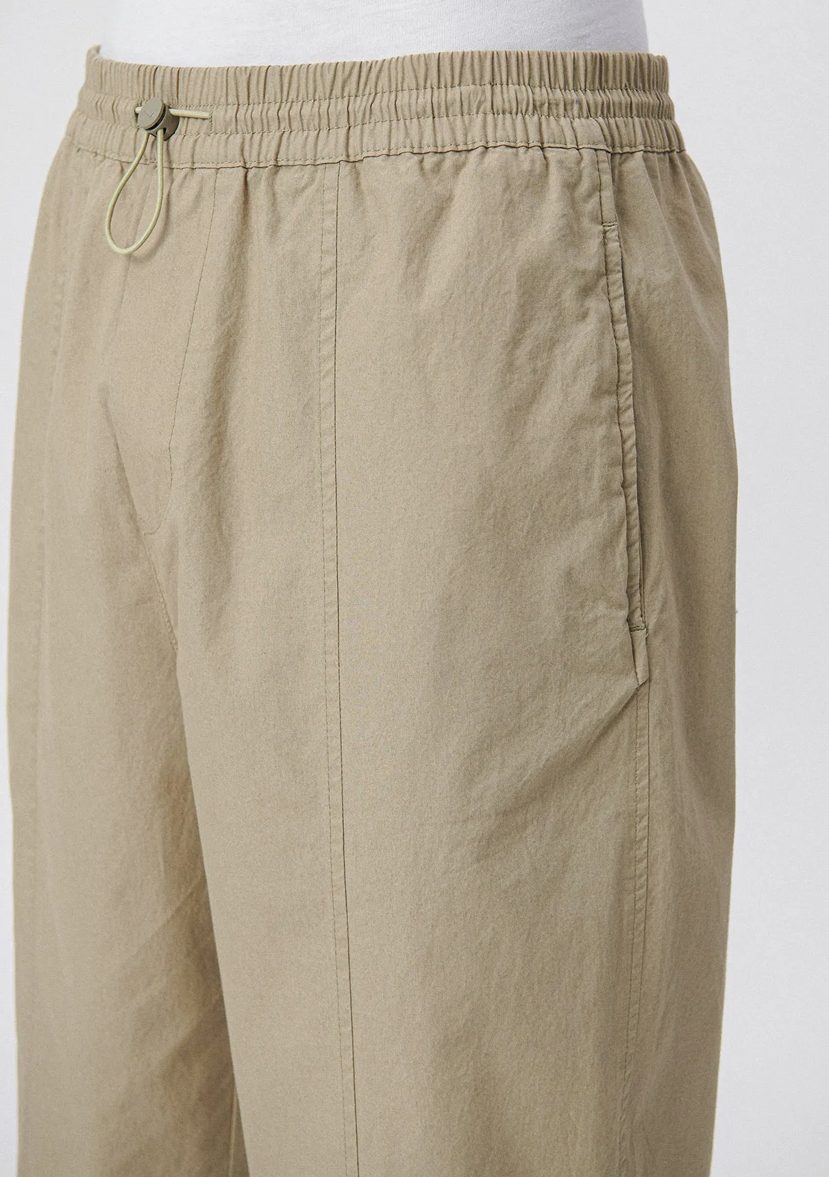Beige Jogger Pants