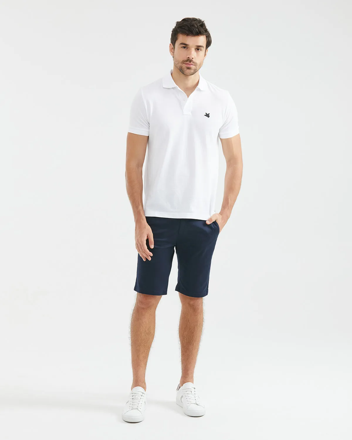 BERMUDA SHORTS IN NAVY