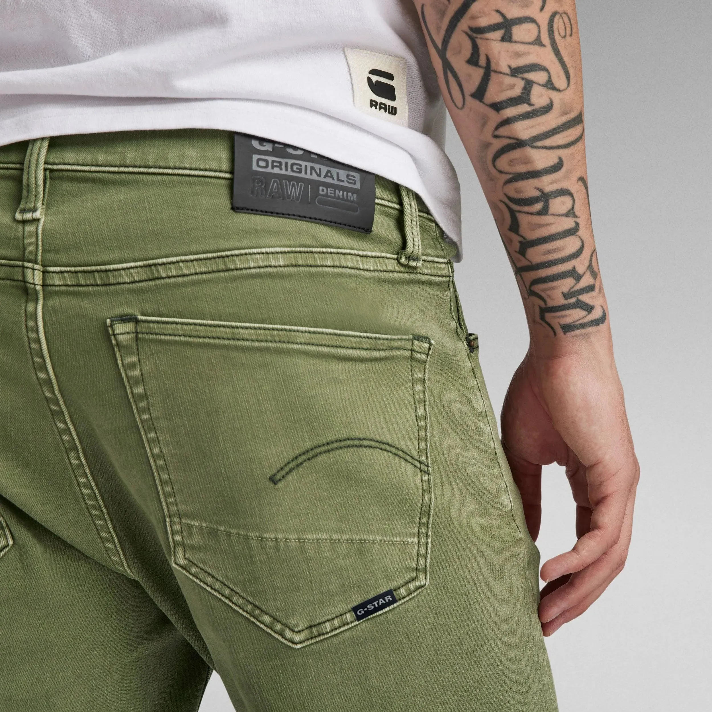 Bermudas G-STAR Vaqueras 3301 Slim Faded Shamrock