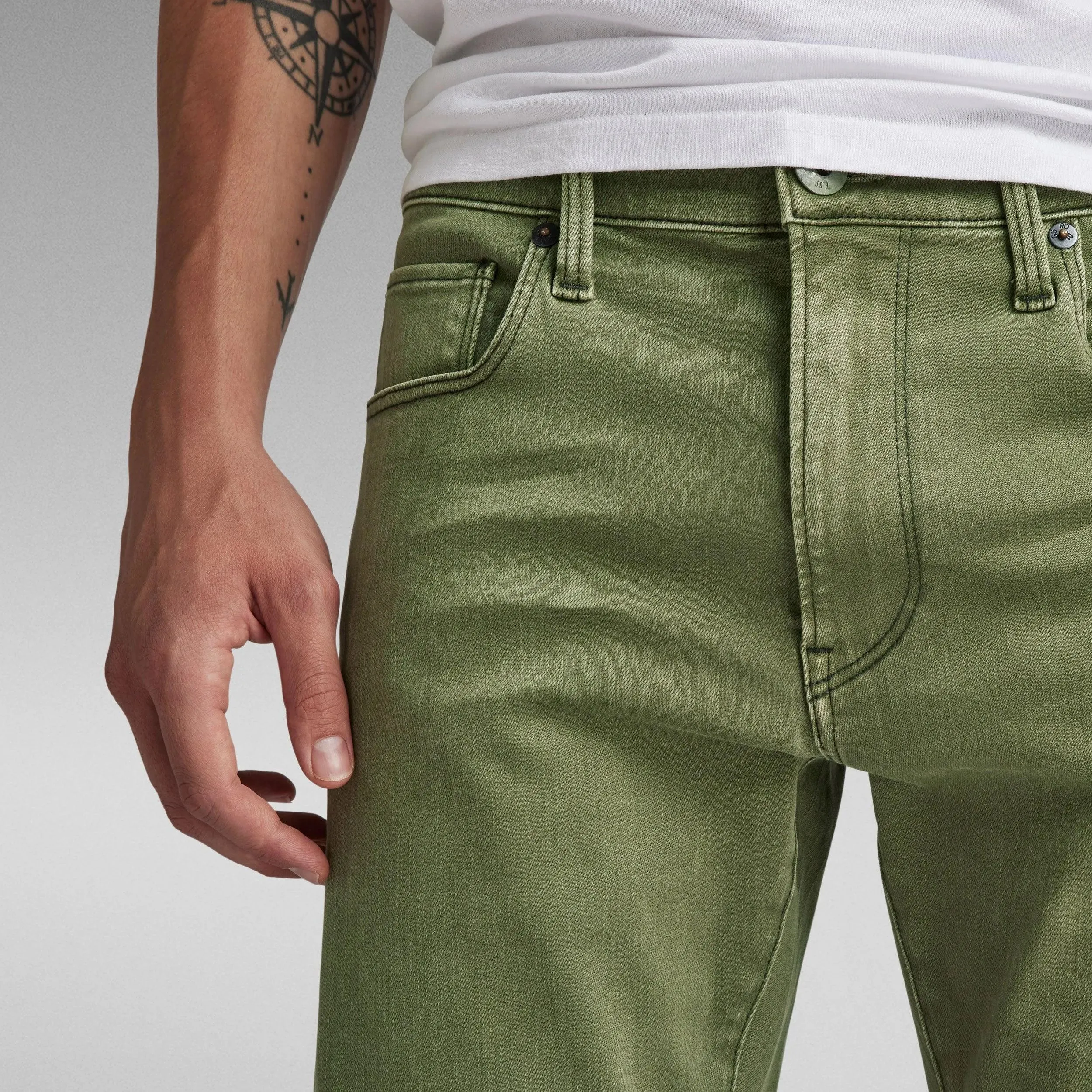 Bermudas G-STAR Vaqueras 3301 Slim Faded Shamrock