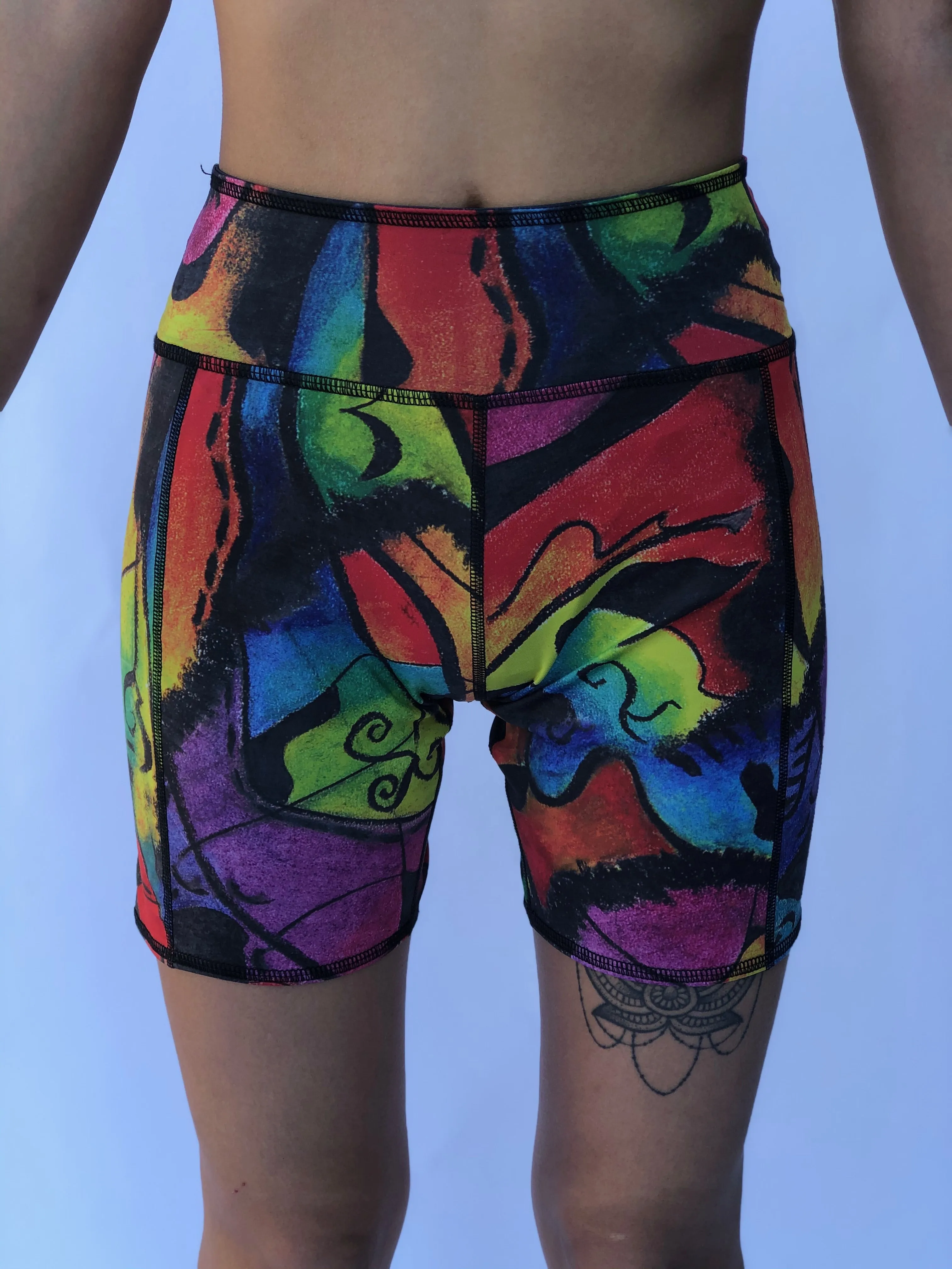 BIKE SHORTS JUSTIN CARR/BLACK