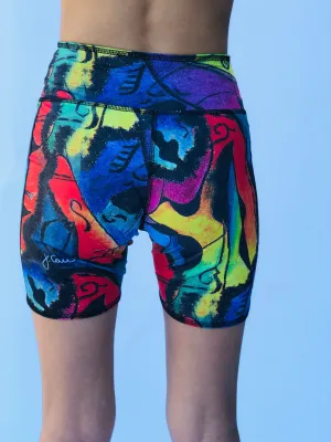 BIKE SHORTS JUSTIN CARR/BLACK