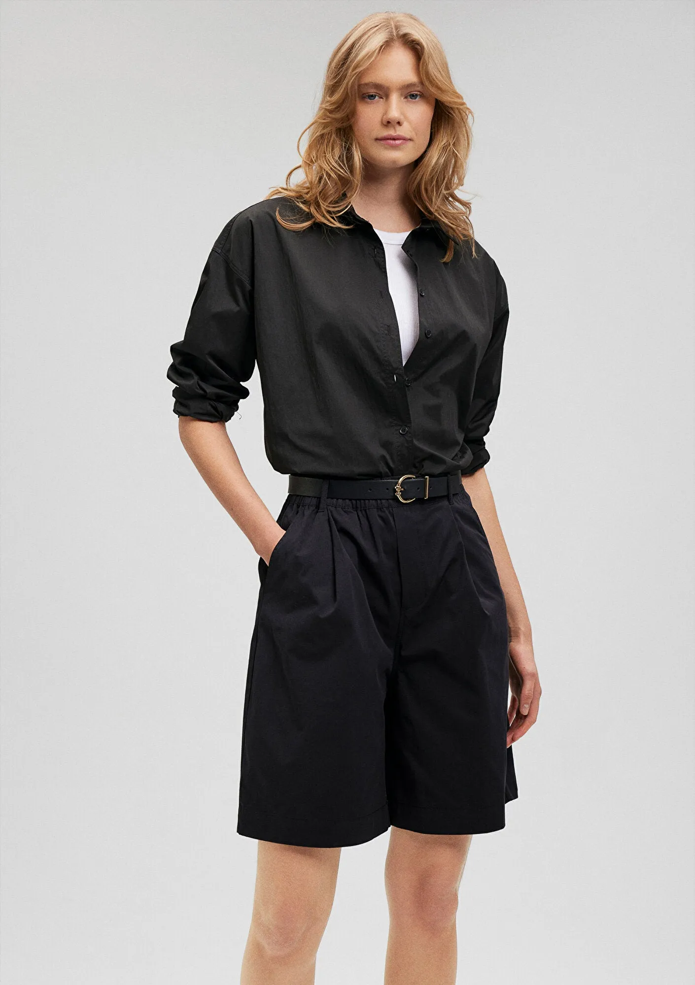 Black Bermuda Shorts
