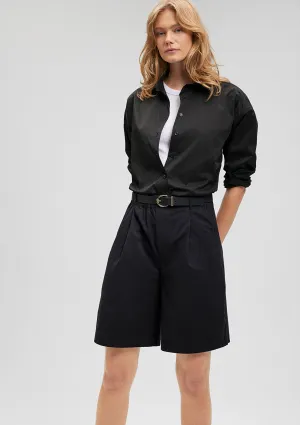 Black Bermuda Shorts
