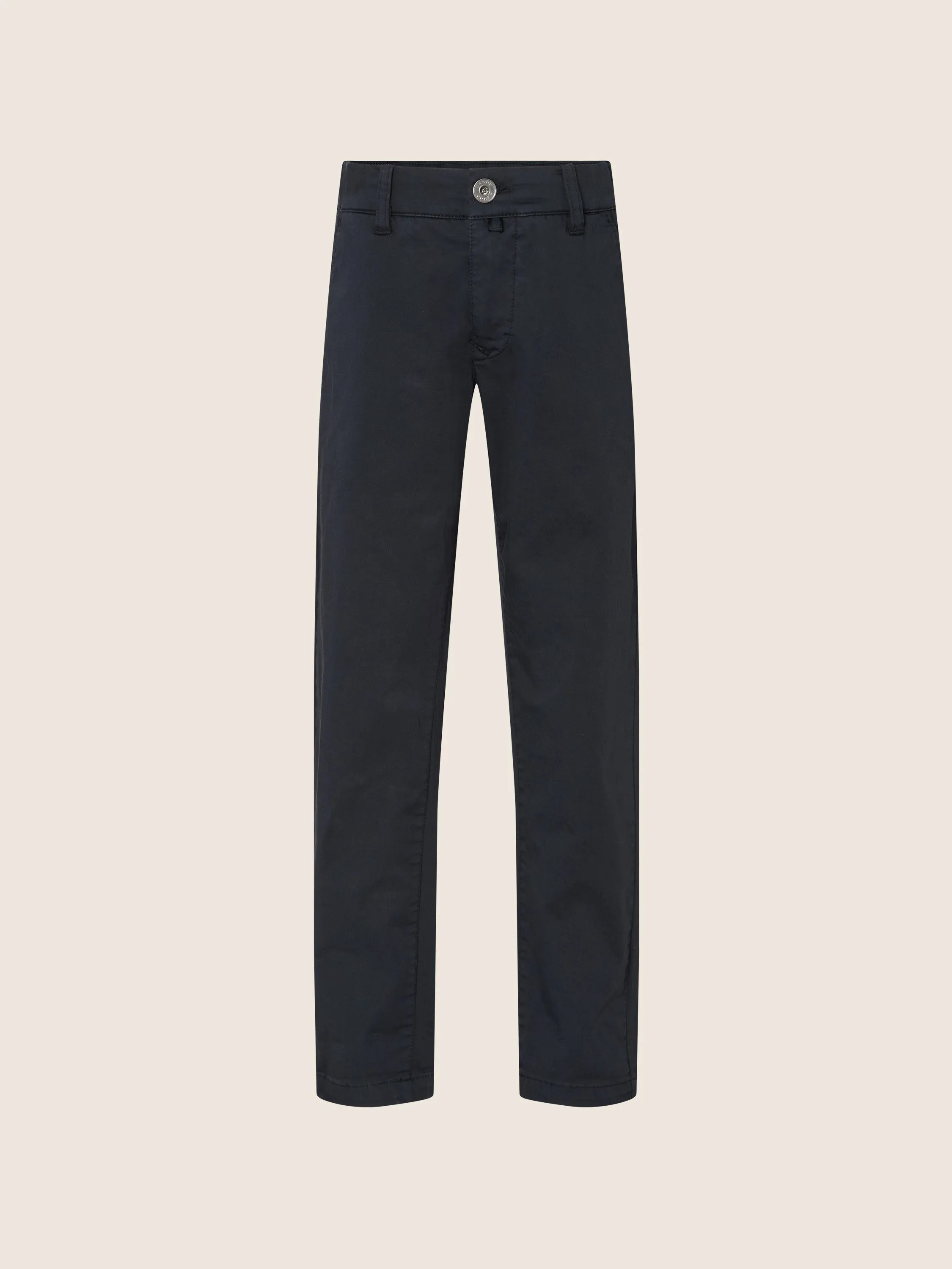 Bobby Chinos in Blue cotton gabardine