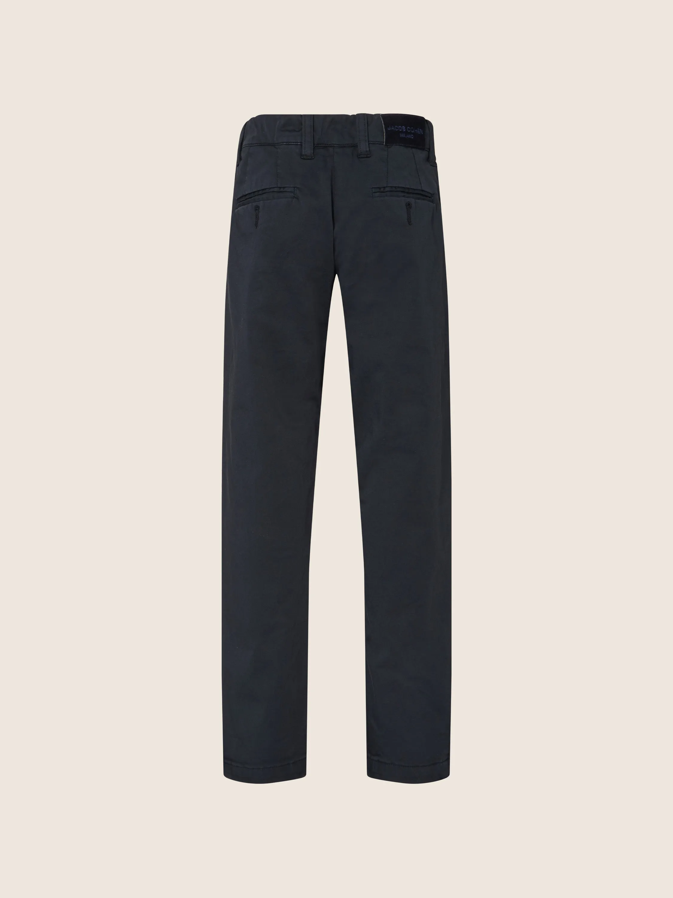 Bobby Chinos in Blue cotton gabardine