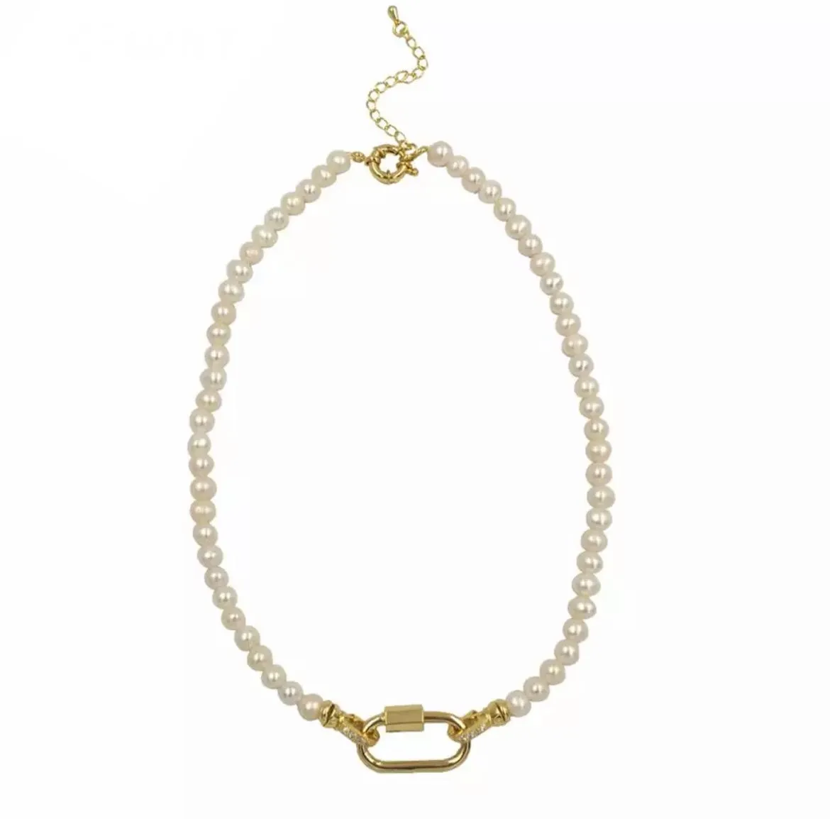 Boho & Mala Beaded Freshwater Pearl Necklace SCN1007