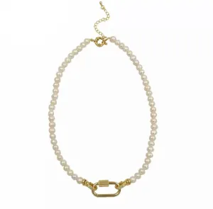 Boho & Mala Beaded Freshwater Pearl Necklace SCN1007