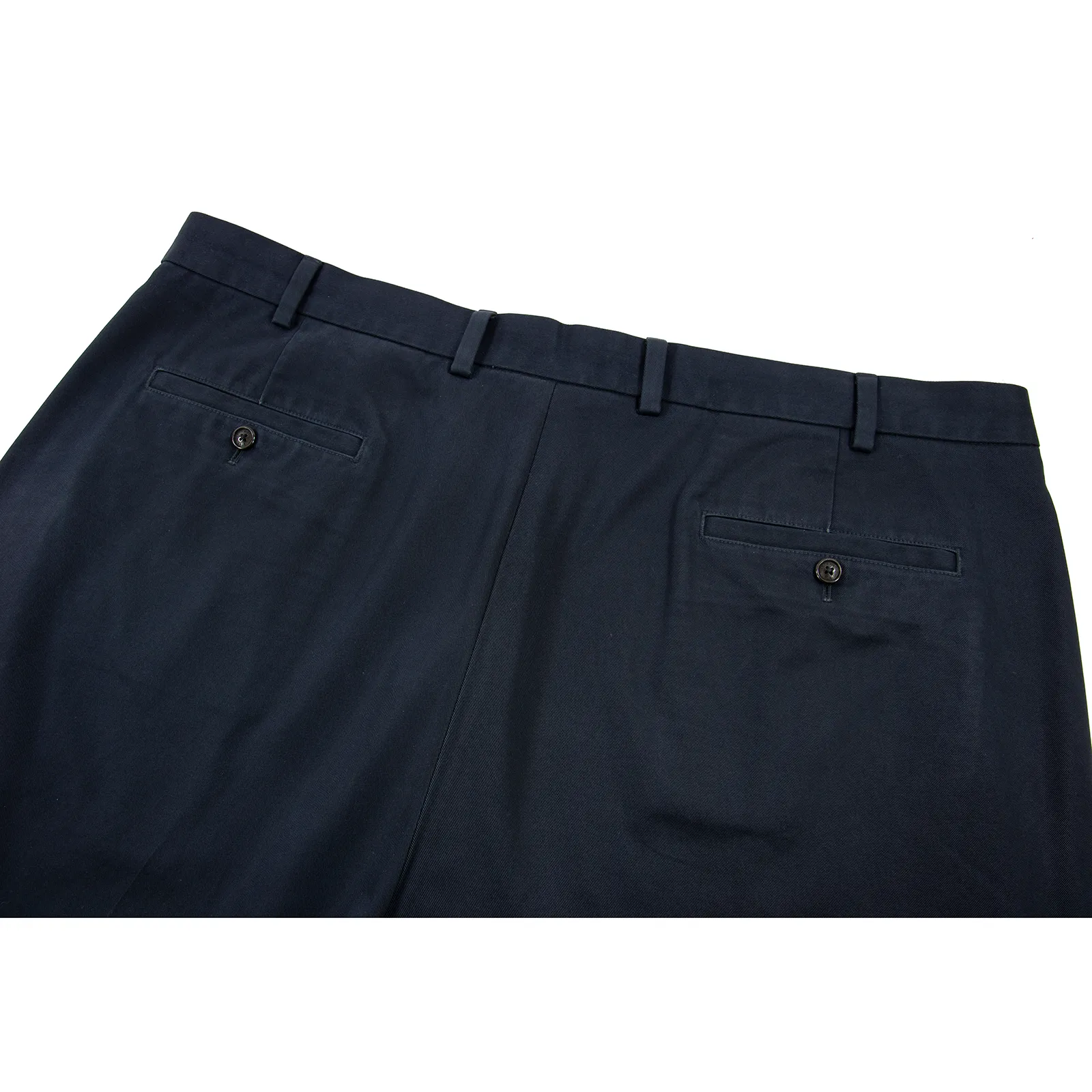 Brooks Brothers Hudson Navy Blue Cotton Twill Unlined Advantage Chino Pants 44W