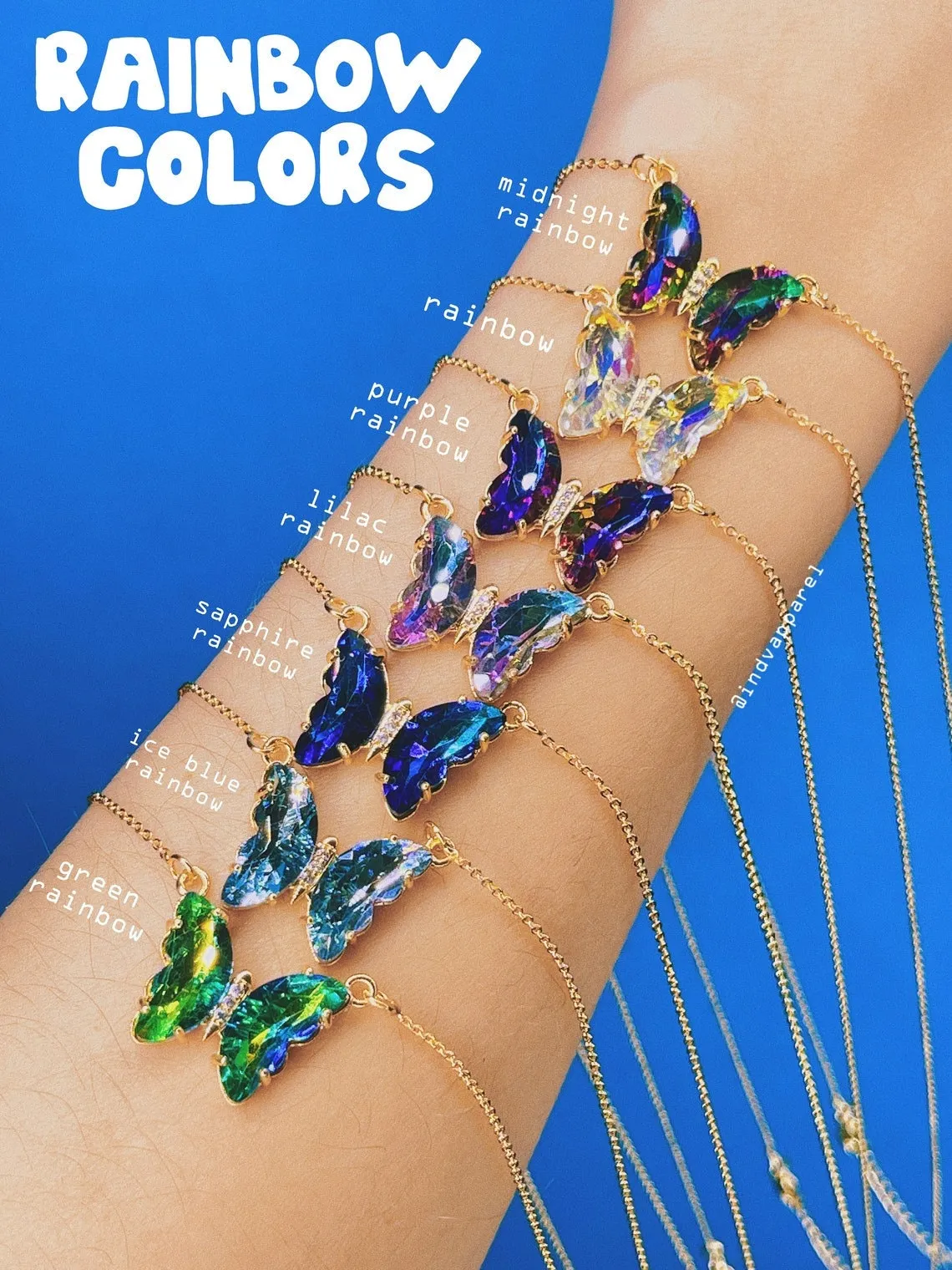 Butterfly Necklace Set, Ava