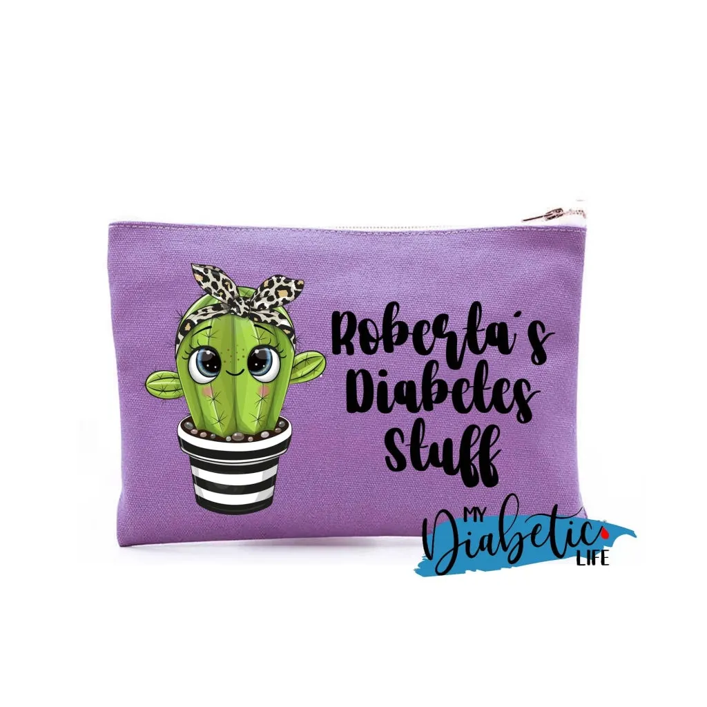 Cactus - Choose your favourite & Personalise it! - Carry all storage bag