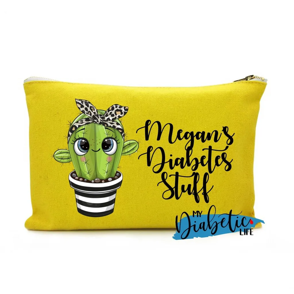 Cactus - Choose your favourite & Personalise it! - Carry all storage bag