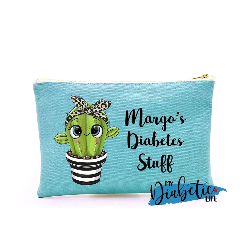 Cactus - Choose your favourite & Personalise it! - Carry all storage bag