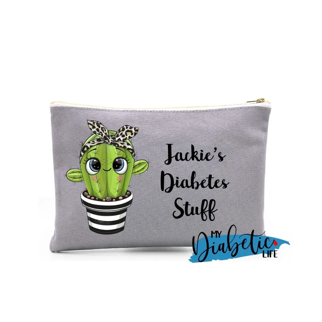 Cactus - Choose your favourite & Personalise it! - Carry all storage bag