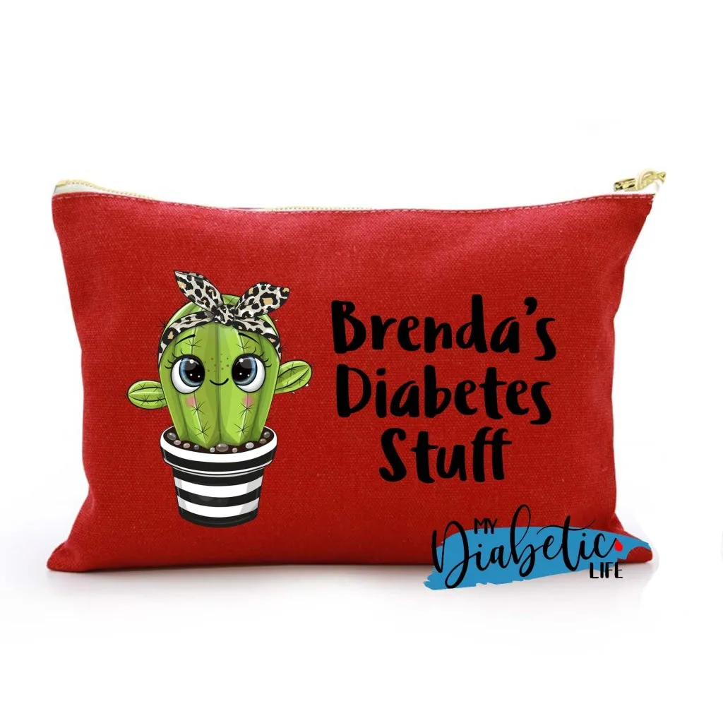 Cactus - Choose your favourite & Personalise it! - Carry all storage bag