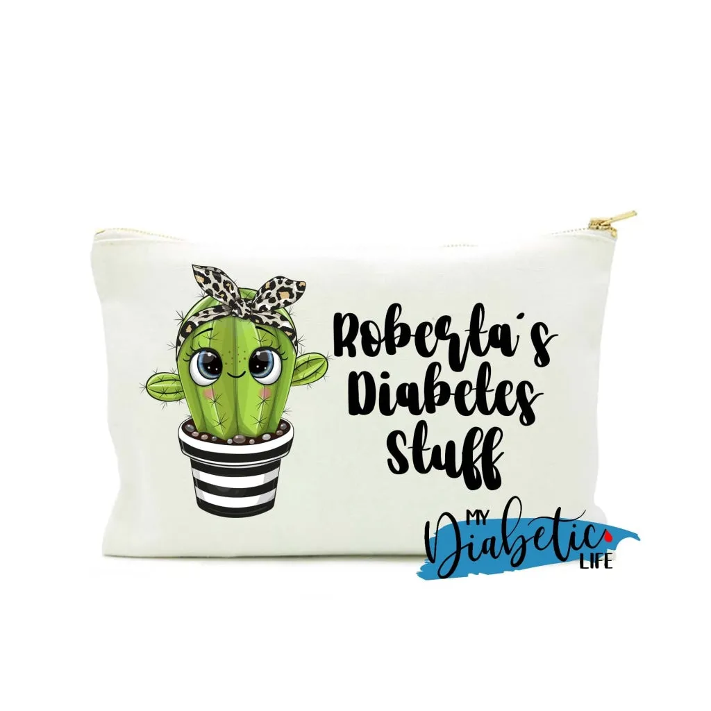 Cactus - Choose your favourite & Personalise it! - Carry all storage bag