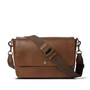 Canfield Relaxed Messenger Bag - Medium Brown