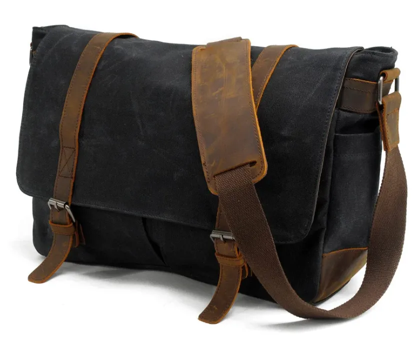 Canvas Laptop Messenger Bag | Andes