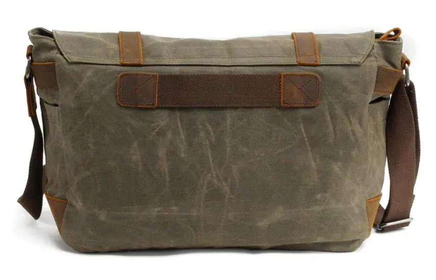 Canvas Laptop Messenger Bag | Andes