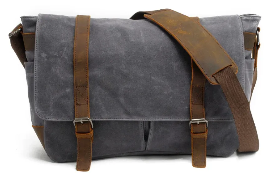 Canvas Laptop Messenger Bag | Andes