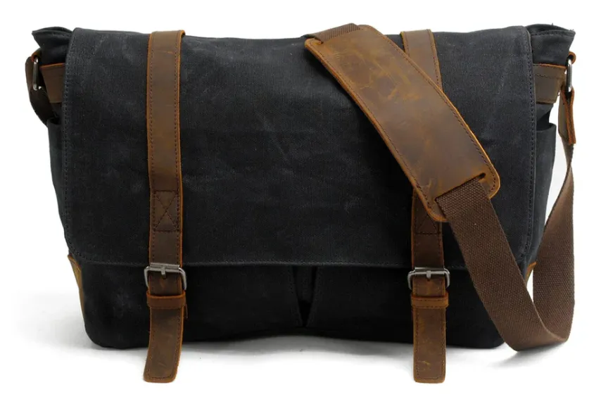 Canvas Laptop Messenger Bag | Andes