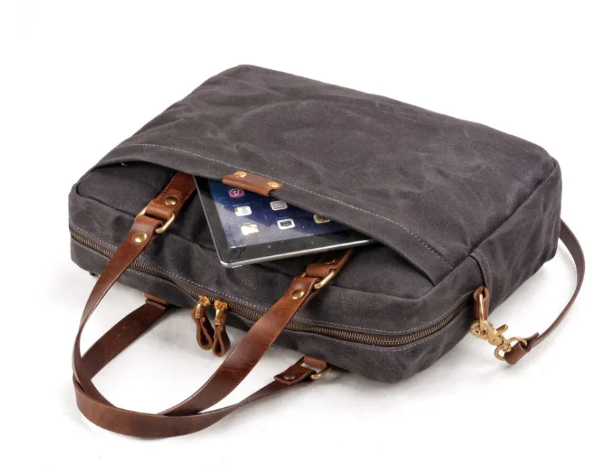 Canvas Laptop Messenger Bag  | Great Barrier Reef