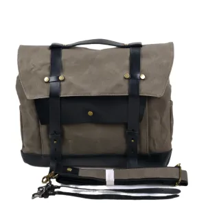 Canvas Motorcycle Saddlebag  | Borneo