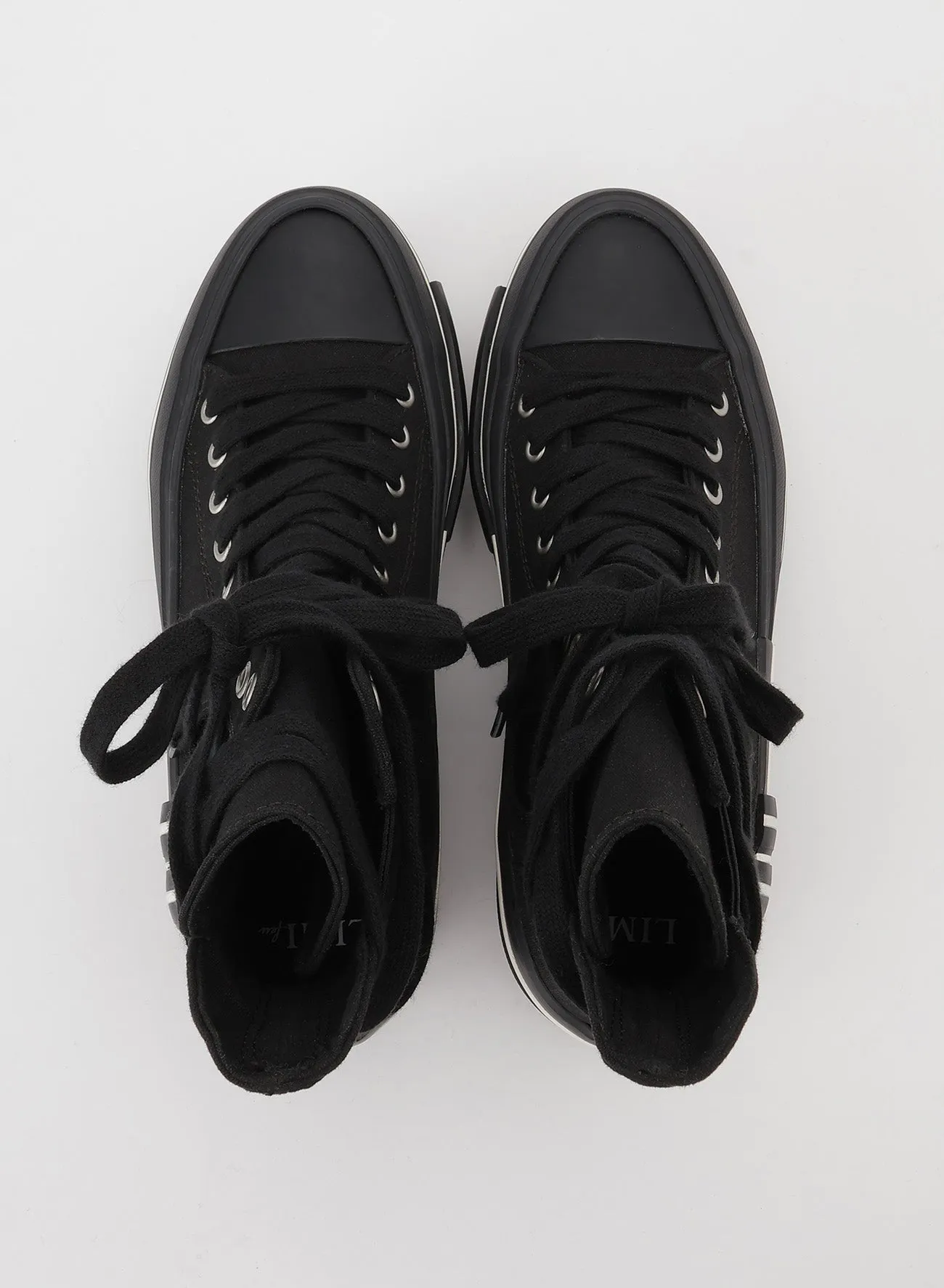CANVAS PLATFORM SNEAKERS
