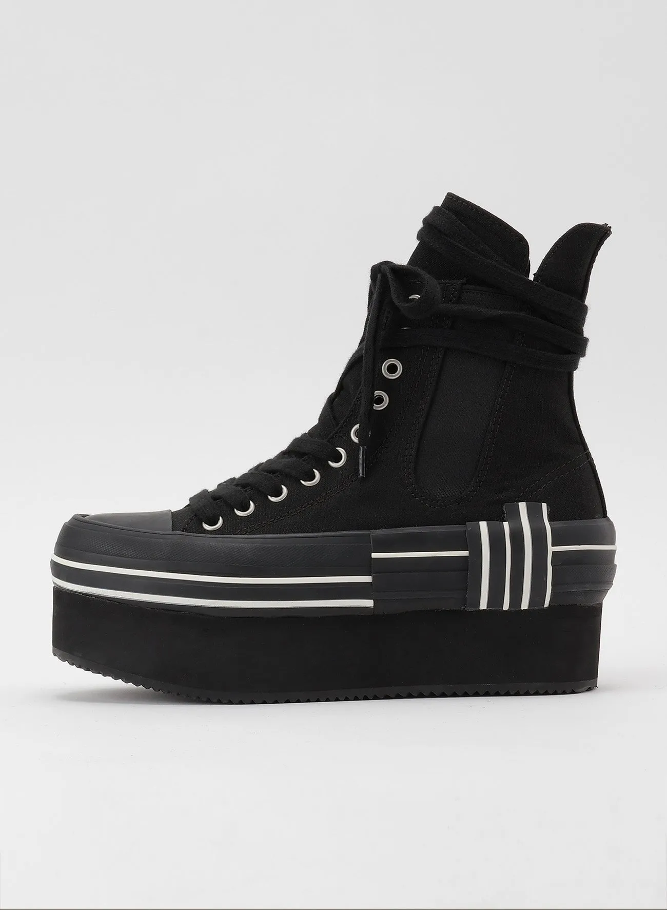 CANVAS PLATFORM SNEAKERS