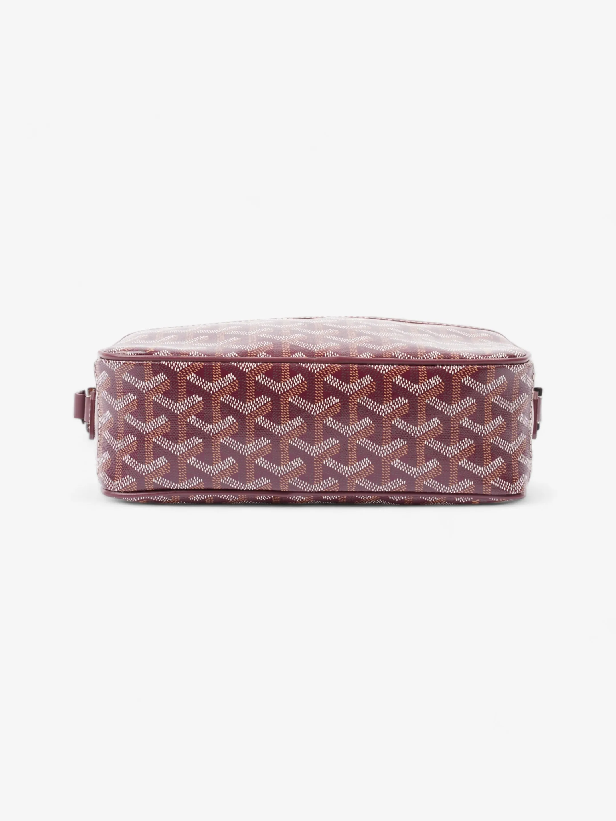 Cap-Vert PM Burgundy Goyardine Canvas & Cervon Calfskin